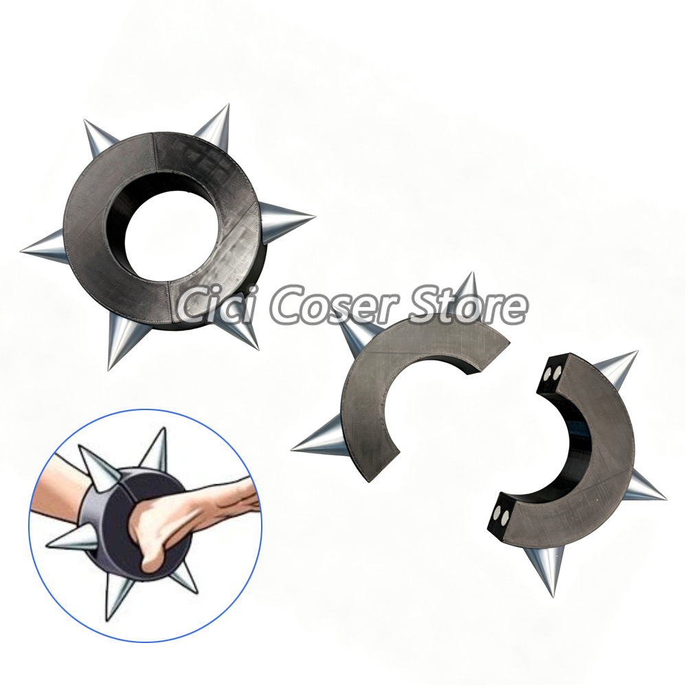Magnetic Clasp Cosplay - Braccialetti Neri con Chiusura Magnetica per