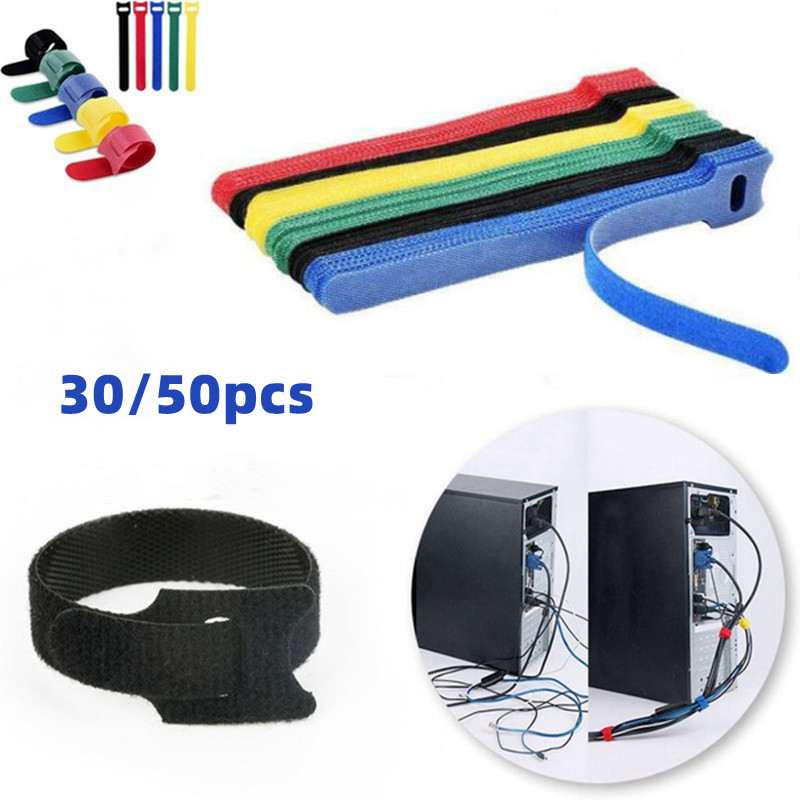 Velcro Hook Loop - Velcro per cavi Fascette fermacavi riutilizzabili