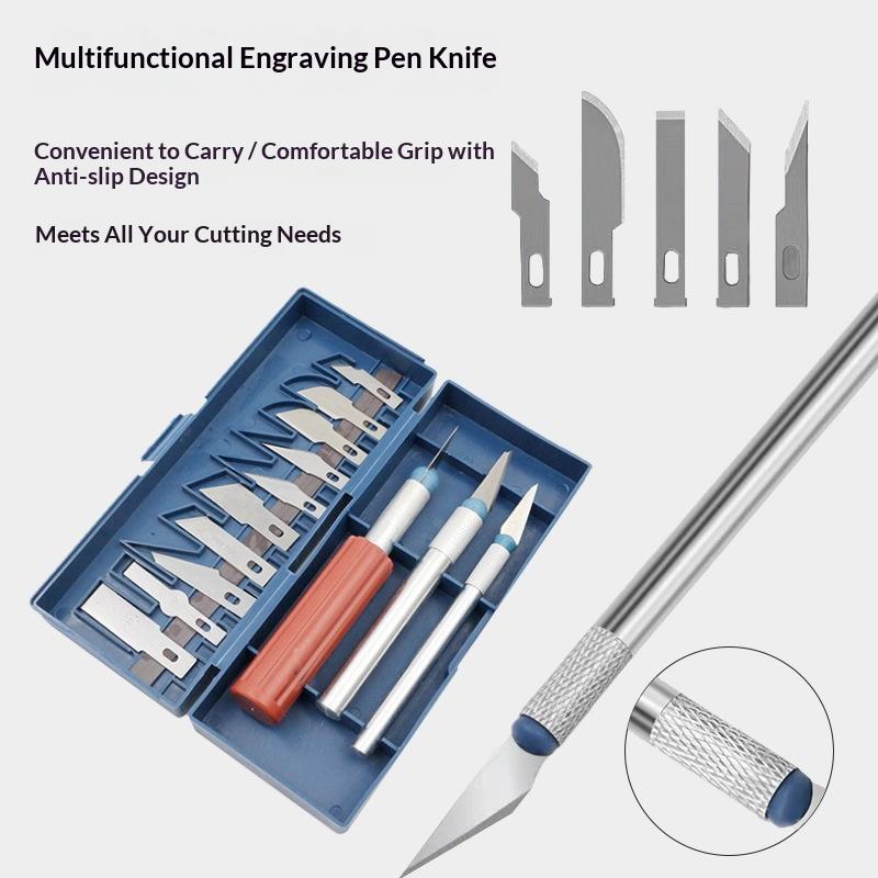 Craft Knife Set - Set di 13 coltelli multifunzione per
