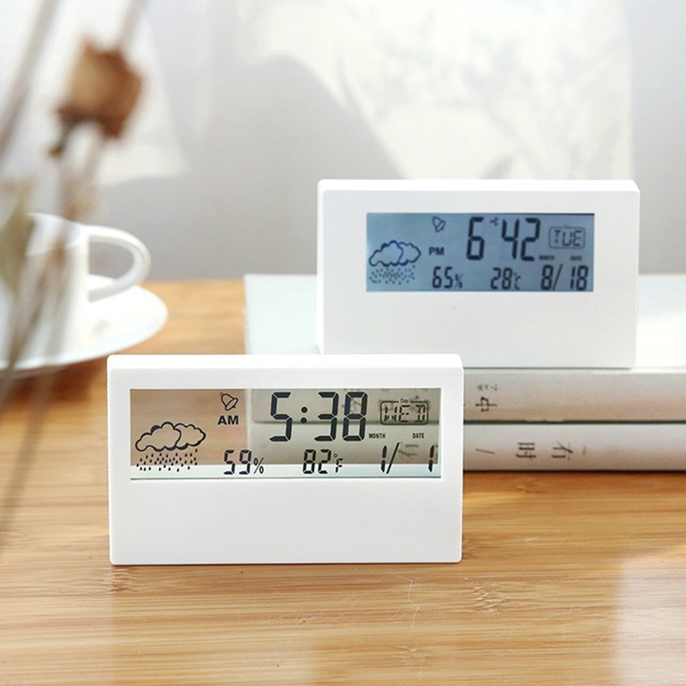 Worbla Thermoplastic - Orologio termoigrometro Display meteorologico creativo Sveglia