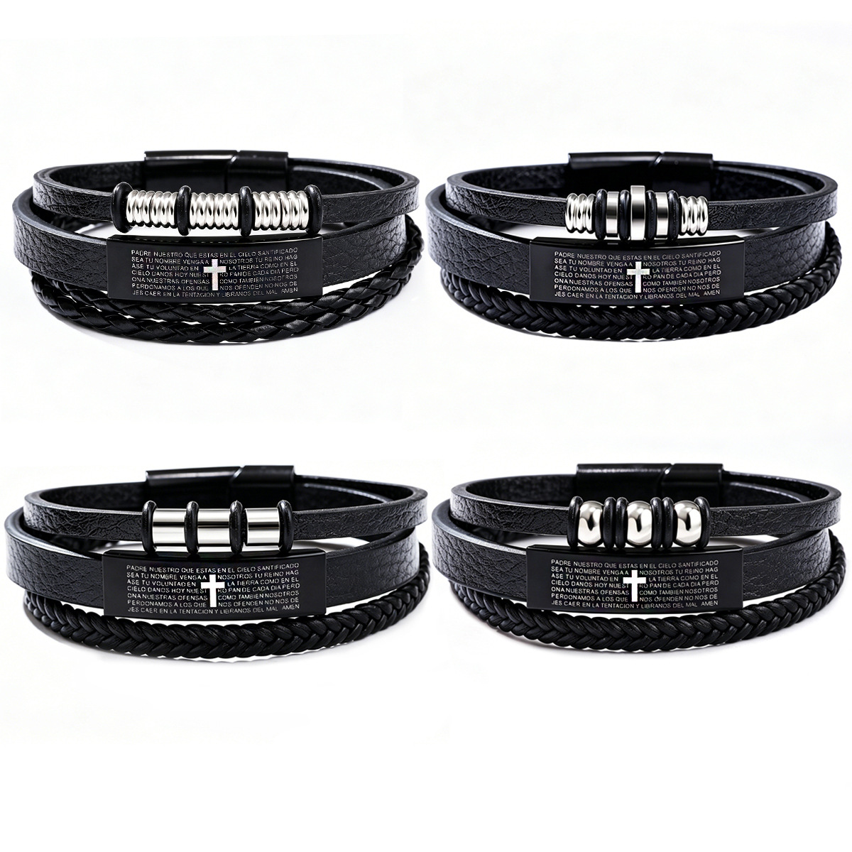 Bracciale da uomo in pelle int - Magnetic Clasp Cosplay recensione e prezzo