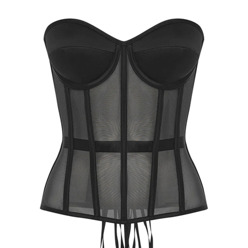 Corsetto da donna Bustier Top  - Boning Corset Steel recensione e prezzo