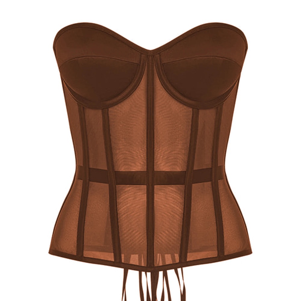 Corsetto da donna Bustier Top  - Boning Corset Steel recensione e prezzo