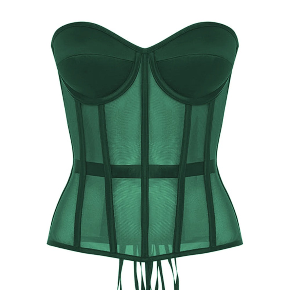 Corsetto da donna Bustier Top  - Boning Corset Steel recensione e prezzo